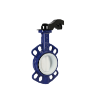 Concentric Wafer Type Sveigjanlegur Iron Wafer Butterfly Valve